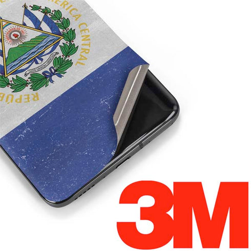 El Salvador Flag Distressed OnePlus 7 Pro Skin